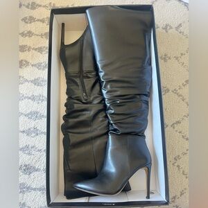 BRAND NEW INC heeled black boots
